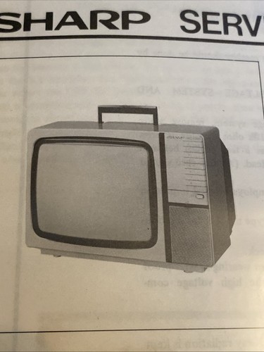 1407 sharp television - c-1407,
