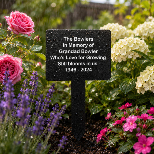 Personalised ground stake sign - ground,