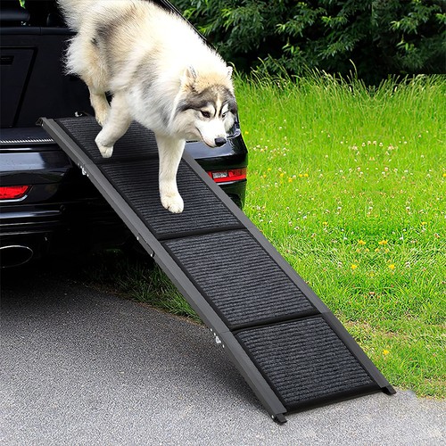 160cm folding dog - folding, ramp
