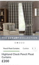 Dunelm pencil pleat curtains