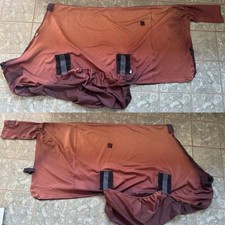 6'6 Snuggy Hoods Standard Neck Sweet Itch Lycra Fly Rug Body Suit Brown