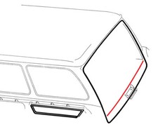 VW Type 3 T3 Rear hatch weather strip seal ISP Squareback 62-70 361827715
