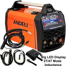 ANDELI MIG Inverter Welder 160A Flux Cored Gasless MMA/Lift-TIG Welding Machine