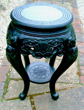 ANTIQUE  EBONISED CHINESE  2