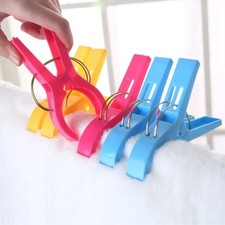 Sunbed Towel Clips Colourful