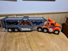 Tonka Titans Car Transporter Truck With 3 Cars Large Toy Vehicle Kids Playset