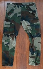 Levi's Engineered Camo Combat Jeans Trousers Premium Cuffed W32 L29 - Excellent