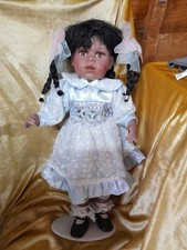 Knightsbridge Collection, Black Haired Porcelain Doll