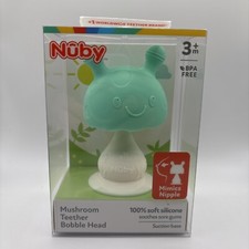 Nuby Super Soft Silicone Teether with Suction Base 3+ months