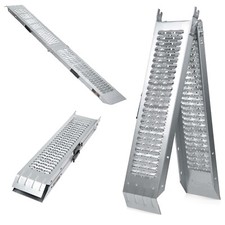 1 x VEHICLE LOADING RAMP HEAVY DUTY 200KG CAPACITY FOLDING MOTORBIKE BIKE ACCESS