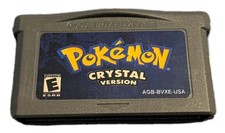 Pokémon Crystal Version Nintendo Gameboy Color Advance Game Cartridge