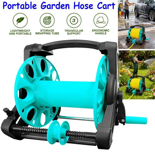 Garden hose reel cart portable - garden,