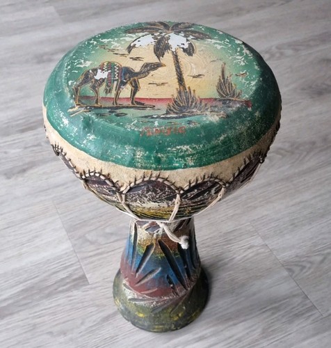 Vintage tunisian darbuka - vintage,