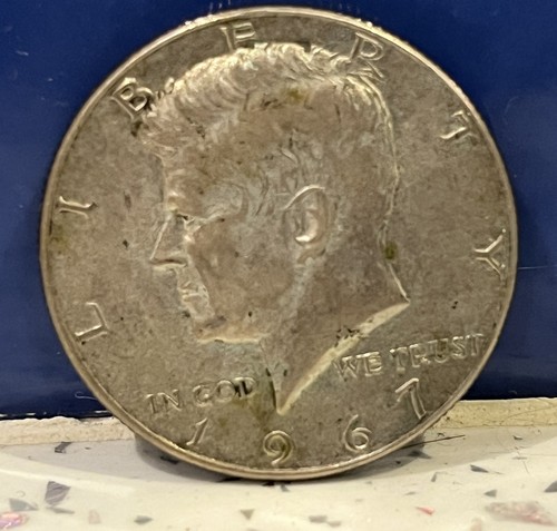 1967 kennedy half dollar - us,