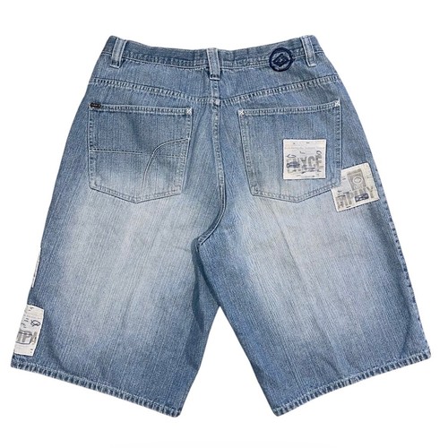Enyce baggy denim shorts mens - denim,