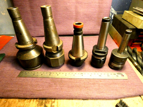 Various large collet - various, chucks