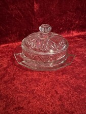 Vintage Cut Crystal Butter Or