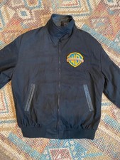 Warner Bros Promo Crew Jacket Large 1990s 100 % Cotton Adrian Hopkins