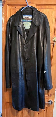 Long black soft leather - soft,