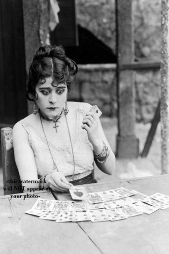 Vintage fortune teller photo - fortune,