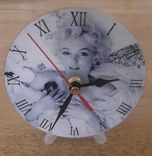 Marilyn Monroe dvd desk clock, Shabby chic style