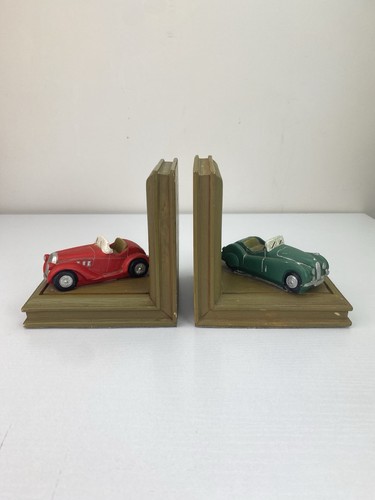 Vintage bookends cars - -,
