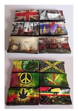 Top Quality Faux Leather Tobacco Pouch Union Jack, London, Bob Marley, Rasta