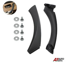 For BMW E90 91 Left Passenger Side Inner Outer Door Panel Handle Pull Trim Cover