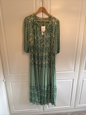 Zara Green Floral Print Maxi