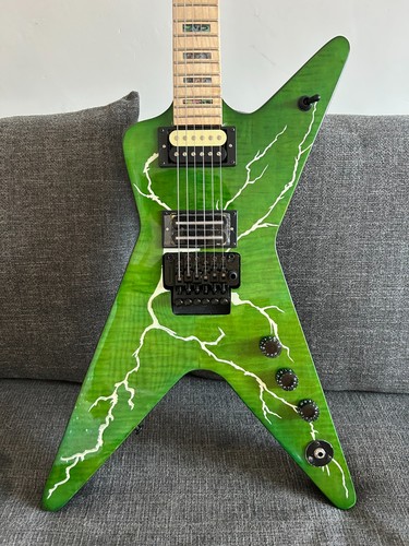 Green dimebag electric guitar - dimebag,