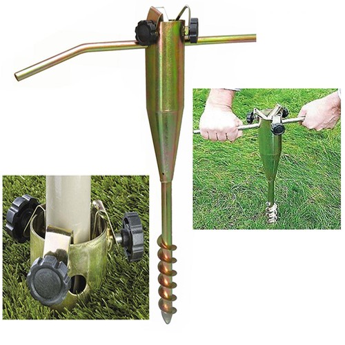 Screw metal ground spike - ground,