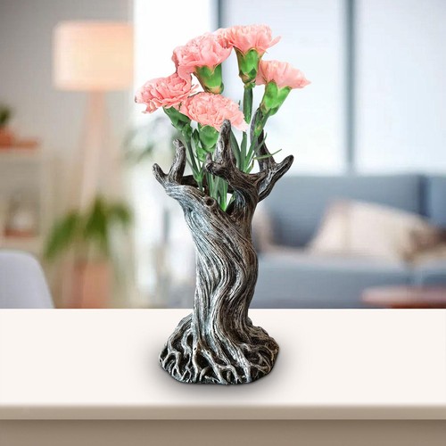 Resin dryad vase tree trunk - dryad,