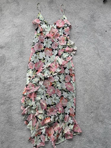 Zara floral midi dress - floral,