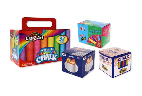 232pc pavement chalk set mixed - set,