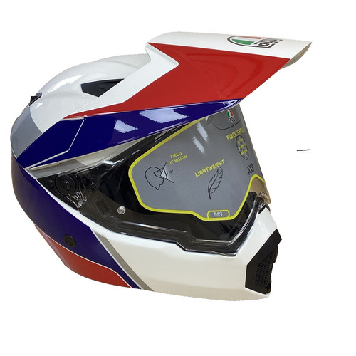 Agv ax9 atlante - agv, white/blue/red