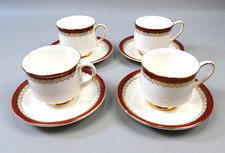 Royal Albert Holyrood Paragon 4x Tea Cups & Saucers 1983 Bone China - 200ml -VGC