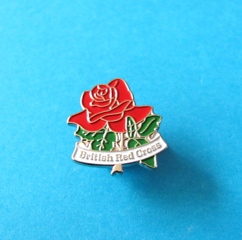 British red cross charity pin - cross,