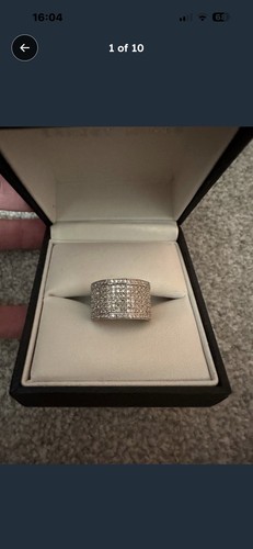 1carat 18carat white gold - white,