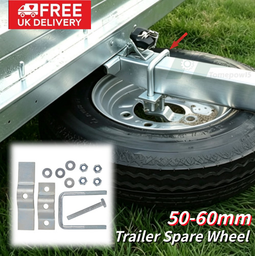 Trailer spare wheel bracket - trailer,