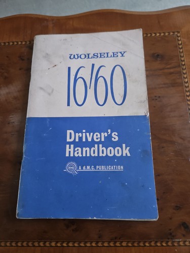 Wolseley owners handbook - wolseley,
