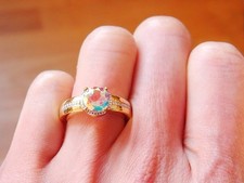 Mercury Mystic Topaz Solitaire