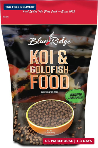 Blue ridge koi - blue, food