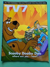 TV7 TV magazine 4-August-2001 SCOOBY DOOBY DOO Robson Green Nina Wadia Red Dwarf