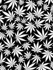 Fat Quarter Hemp Plant Leaves