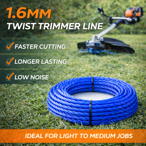 Heavy duty twist strimmer - duty, line
