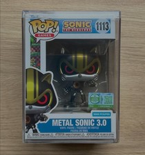 Funko Pop Sonic The Hedgehog Metal Sonic 3.0 #1113 + Hard Case