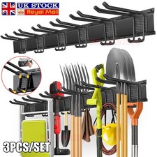 3x Garage Garden Tool Holder