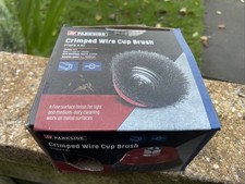 Parkside Crimped Wire Cup Brush PTNFB 4A1 Fine Surface Finish Light Medium Duty
