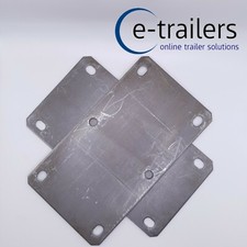 6 Hole 350kg - 550kg Trailer Suspension Unit Mounting Plates x 2
