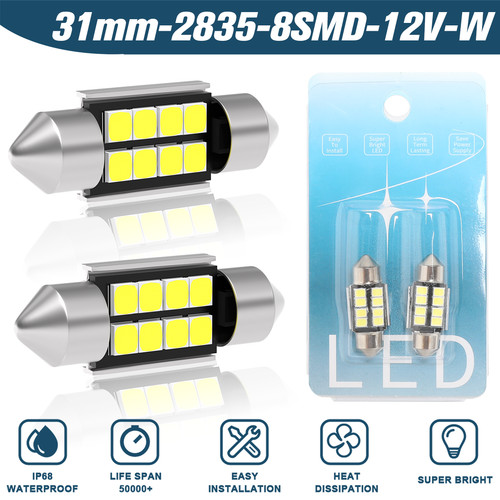 2pcs 31mm de3175 led interior - 31mm,